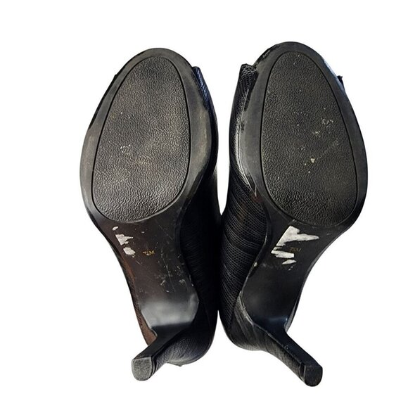 Ann Marino Dressy Stiletto Ankle Shooties Black Women's Size 7.5 - Picture 11 of 16